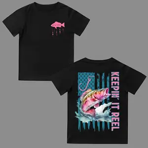 Youth and Adults Keepin' It Reel Girls Fishing T-Shirt, Bass Fishing Shirt, Gone Fishing, Country Girl, Lake Life, Fishing Fashion, Trendy Tees, Outdoors Tee, Gift for Boys Girls, Youth Clothing