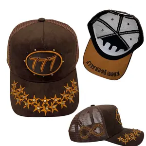 Hudson - “Stars”  777Trucker hat - Brown V1