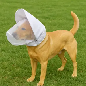 Mosquito Protection Dog Mask, Breathable Pet Face Cover, Prevents Facial Injuries, Outdoor Walking Headgear, Anti-Chewing Gear