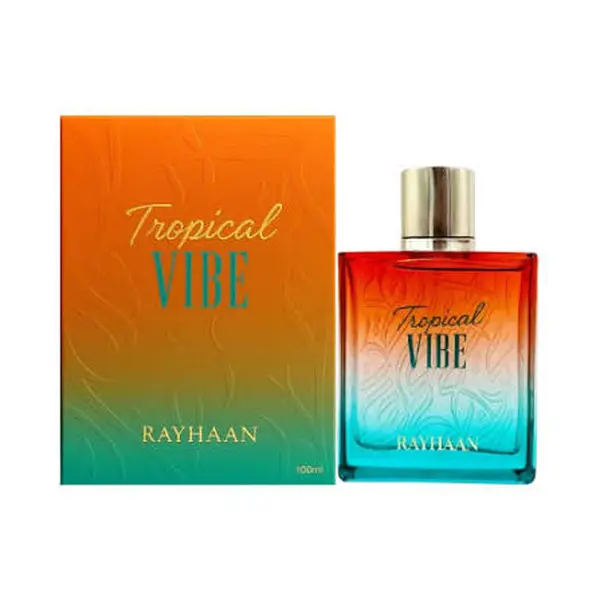 Rayhaan Tropical Vibe Unisex Long-Lasting Eau de Parfum Spray - 3.4 oz Fragrances