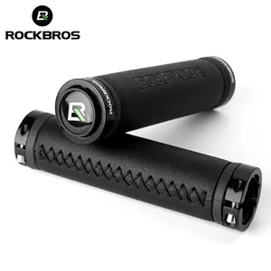 ROCKBROS Bike Grips Bike Handlebar Grips Double Lock on Mountain MTB Road Bicycle Scooter Grips