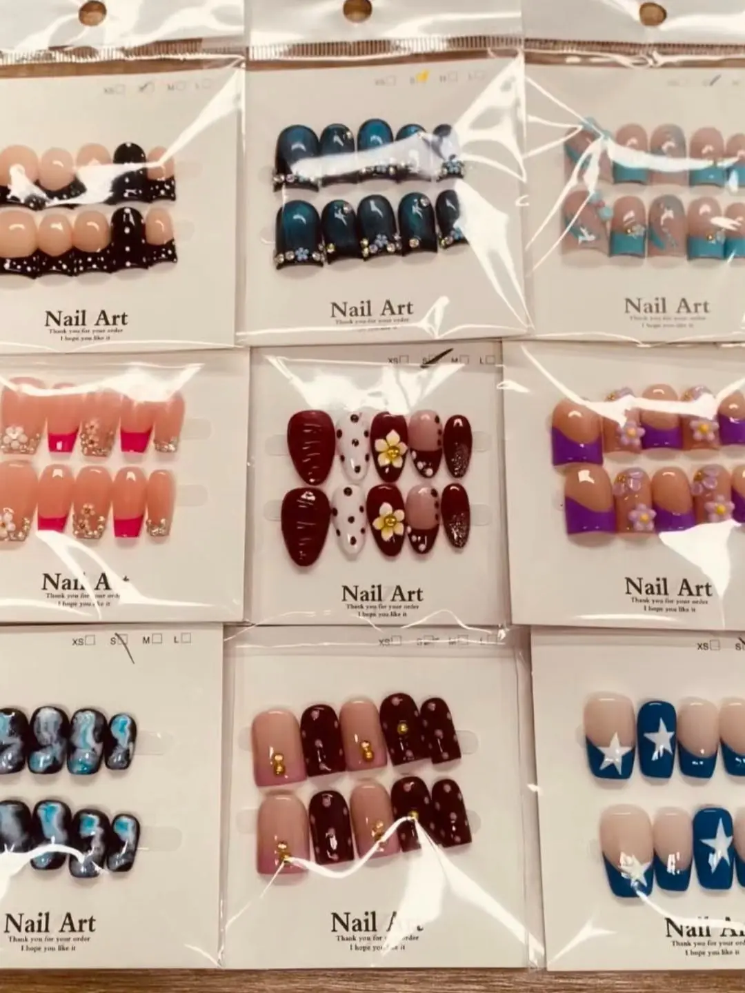 1432(27717)gc.$20.99 for 20 sets. Random style. Choose size. Shipping from the US which takes 5 more days.