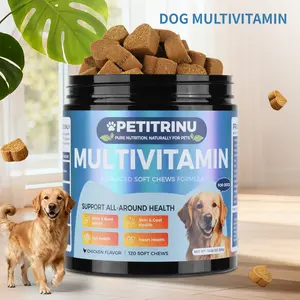 LUXRY PETITRINU-Multivitamin For Dog, Support All-Around Health,120 Soft Chews