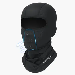 face thermal asian  ski  mask Cycling Mask Balaclava Mask, Breathable Headgear，For Outdoor Cycling, Motorcycle,Hiking, Cycling, Fishing - Full Face Mask With Neck And Inner Cap