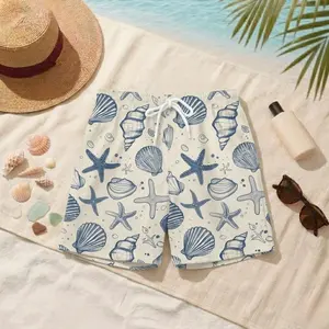 Seashell Matching Swimwear Set, Starfish Bikini & Men’s Swim Shorts, Coastal Beach Couple Outfit, Summer Vacation Swim Set