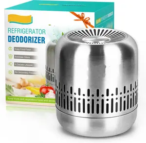 Refrigerator Deodorizer, Lasts 10 Years, Odor Eliminator for Fridge, Freezer, Room, RV, More Effective Than Baking Soda"