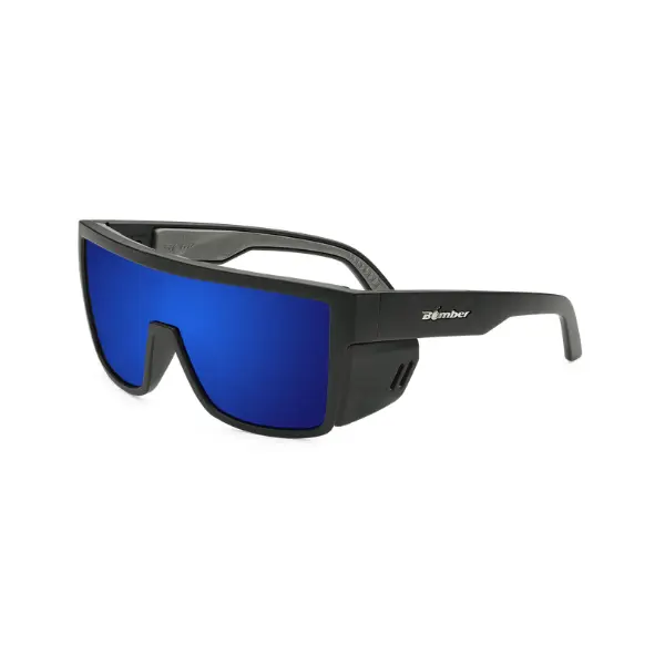 Blue Mirror Matte Black