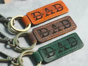 DAD KEYCHAIN, Personalized Dad Keychain, New Dad Gift, Engraved Dad Keychain, Fathers Day Keychain, First Fathers Day, GIFT for Dad, Fathers
