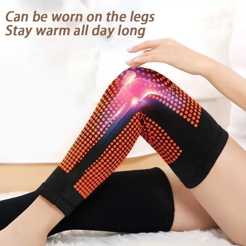 1 Pair Aicao Kneeca Acupressure Self Heating Knee Sleeve, Aicao Knee Protection for Warm