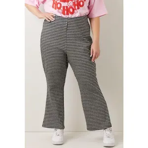 Unbothered Spirit Black Gingham Pants (Plus)