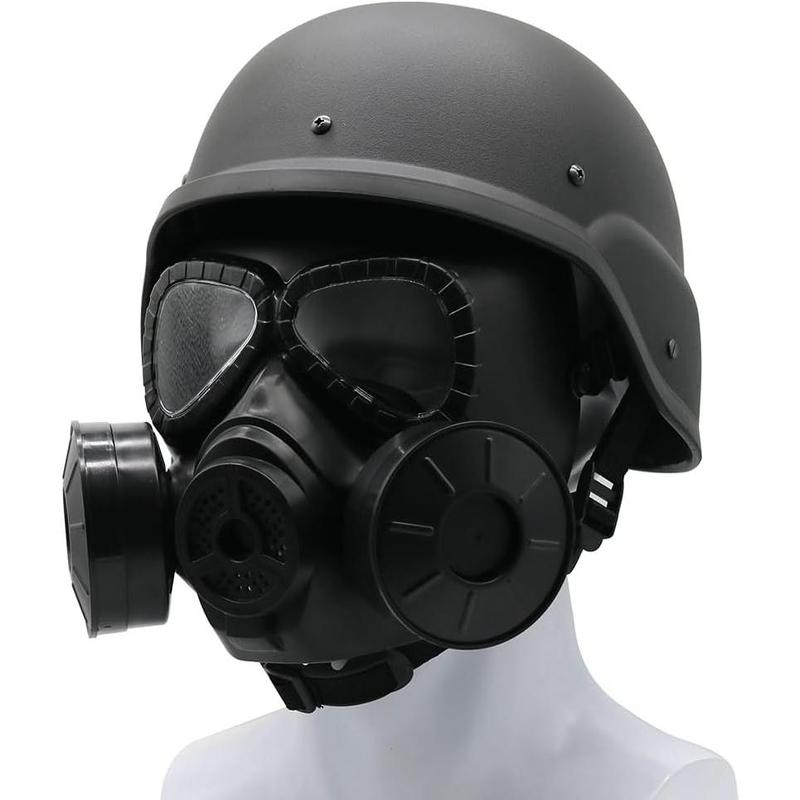 Full Face Airsoft Gas Mask M88 Helmet Tactical Skull Game Mask for BB Gun Cosplay Costume Halloween Masquerade