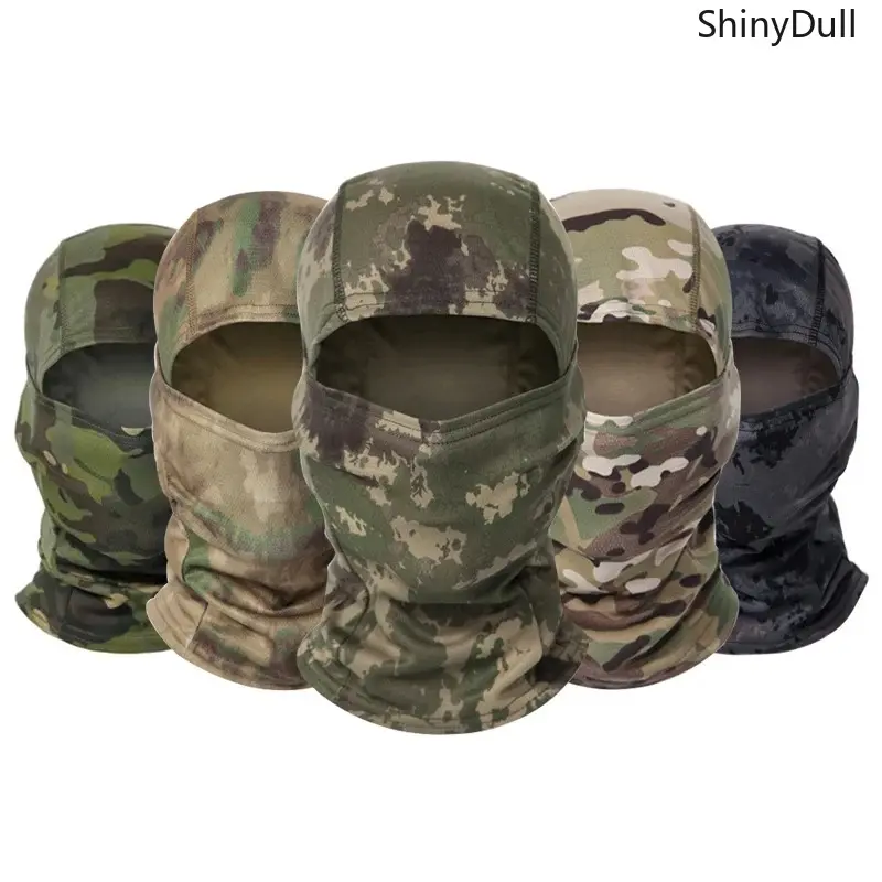 Unisex Camouflage Face Cover Balaclava, Full-Face Sports Mask for Outdoor Cycling and Hunting, Jungle Digital, Balaclava Mask Sports & Outdoor Hats