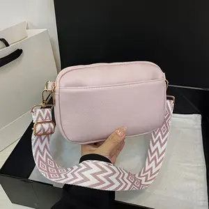 PU Leather Handbags Trendy Purse Crossbody Bags For Women Shoulder with Adjustable Wide Strap Color Fashionable Design