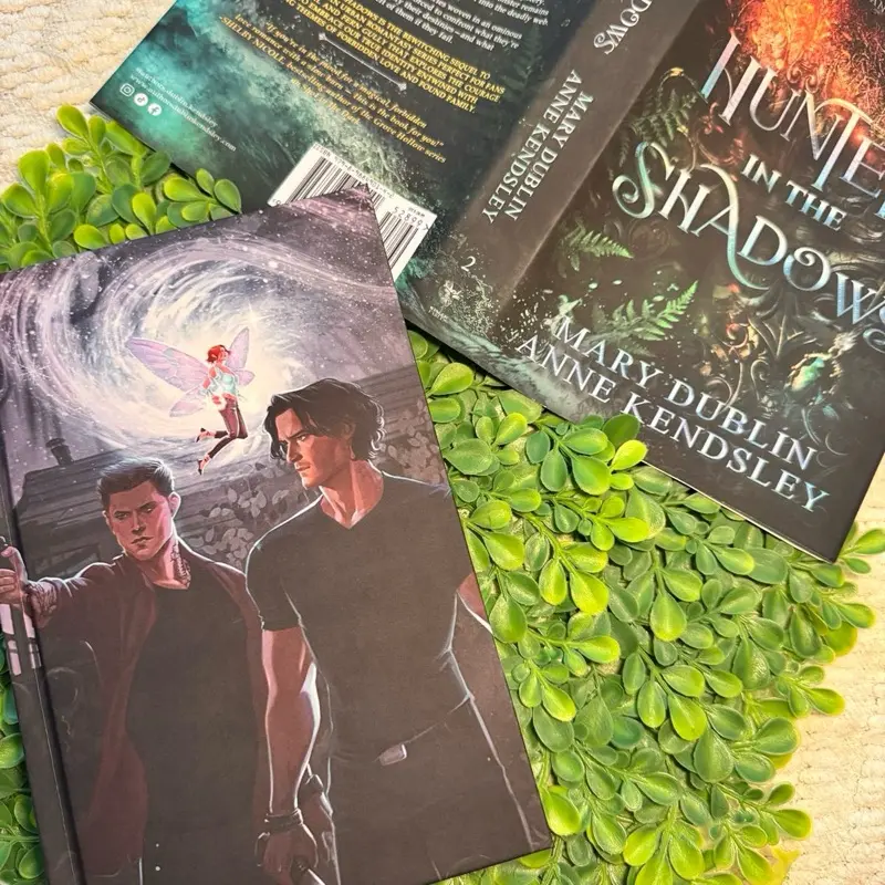 BOOK 2 — Signed Hardcover Book of Shot in the Dark with Art Print and Character Case Laminate Forbidden Love Haunting Themes