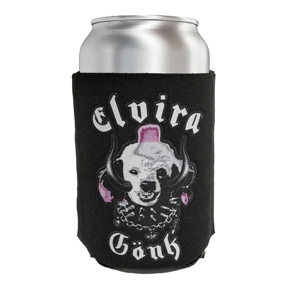 Elvira Snaggletooth Gonk 12 oz Can Cooler Coozies