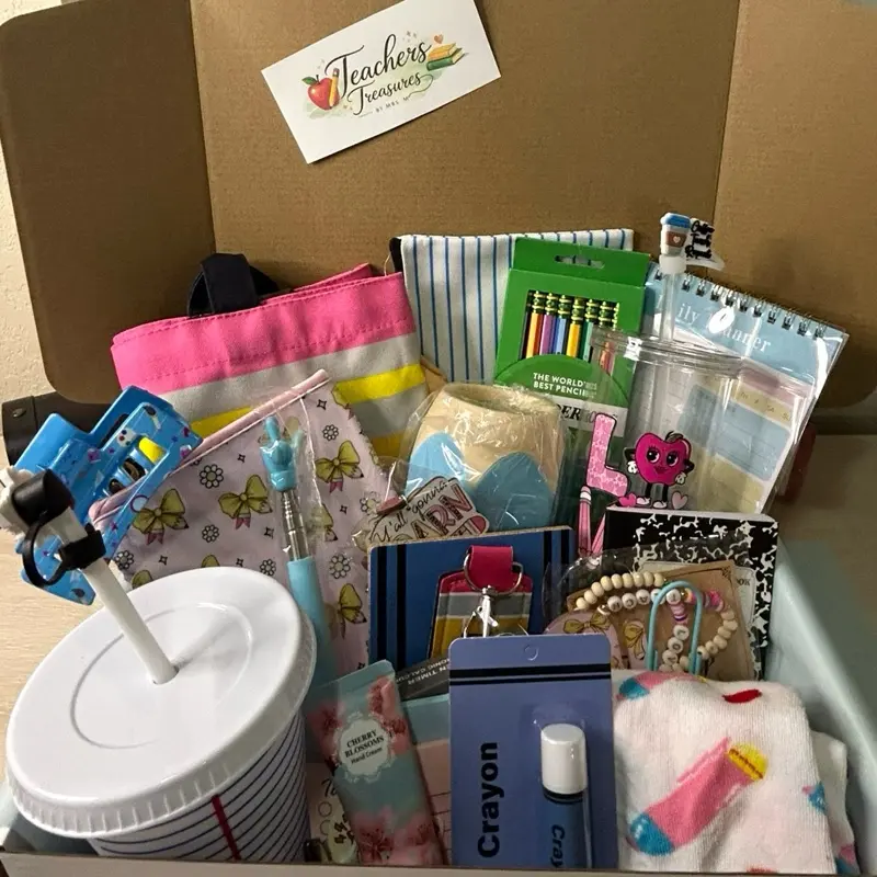 Curated Teacher Box | 24 Classroom & Teacher Items Curated Teacher Box | 24 Classroom & Teacher Items