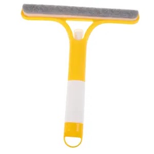 New 3-in-1 Window Cleaning Scraper with Spray Function – Squeegee, Scraper & Brush for Shower Glass, Windows, Mirrors & Doors – All-Purpose Tool
