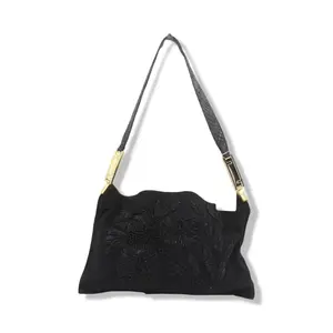 Pre-owned FENDI Canvas with beads and leather Shoulder Bags Beaded Shoulder Bag FEN1030