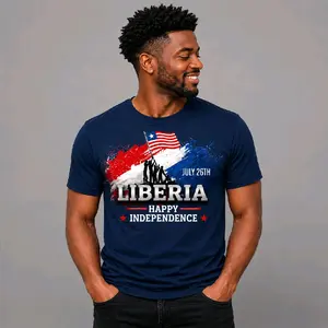 Happy Liberia Independence Shirt – July 26 Patriotic Tee