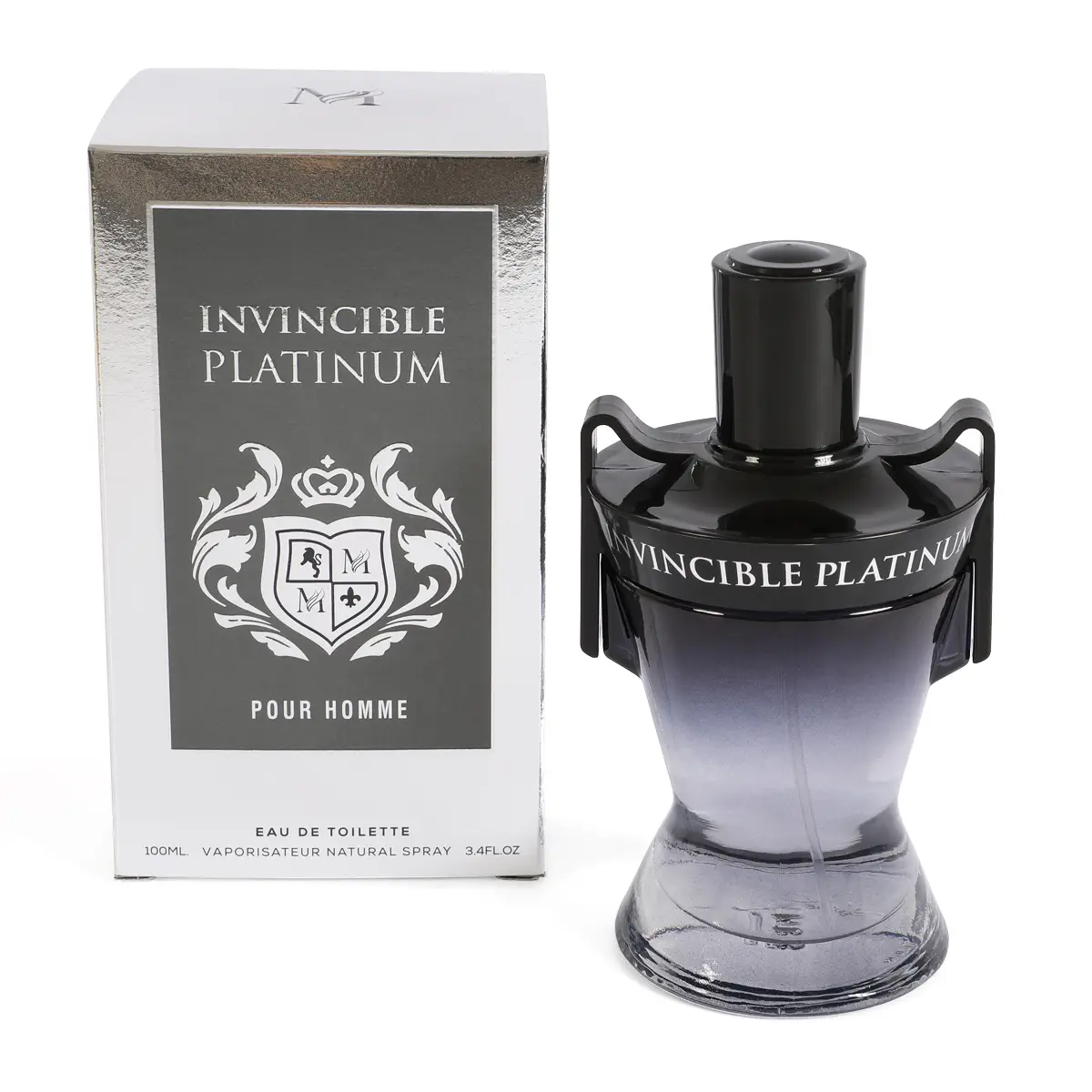 Invincible Platinum Pour Homme Men's Spray Cologne 100ml/3.4fl.oz. - Men's Fragrance