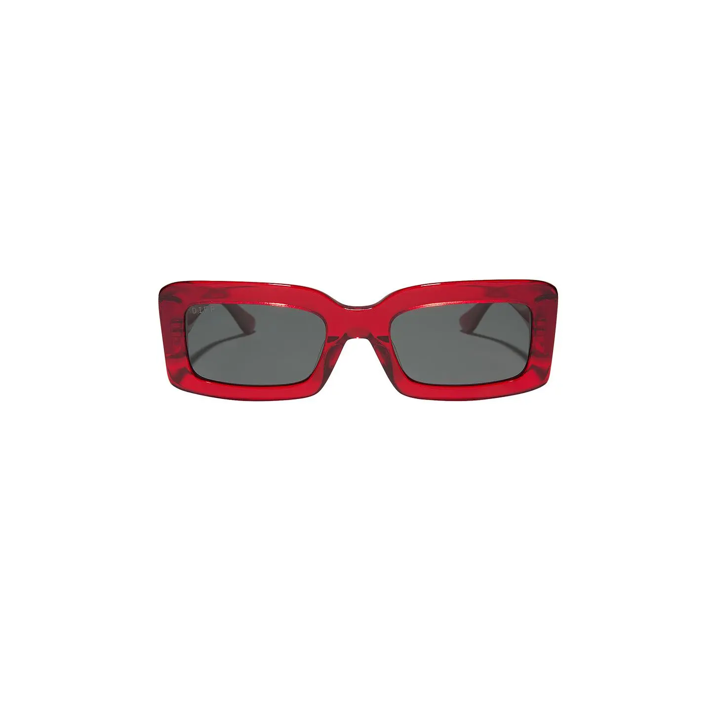 DIFF EYEWEAR Indy Sunglasses in Red Hot Summer & Grey Polarized