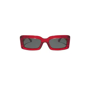 DIFF EYEWEAR Indy Sunglasses in Red Hot Summer & Grey Polarized