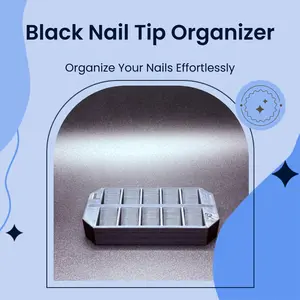 Black Nail Tip Organizer