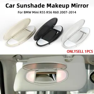 For BMW Mini R50 R55 R56 Car Front Sun Visor Sunshade Makeup Mirror Mini Sunshade Plastic Cover  2007-2014 51167361833 51167361834