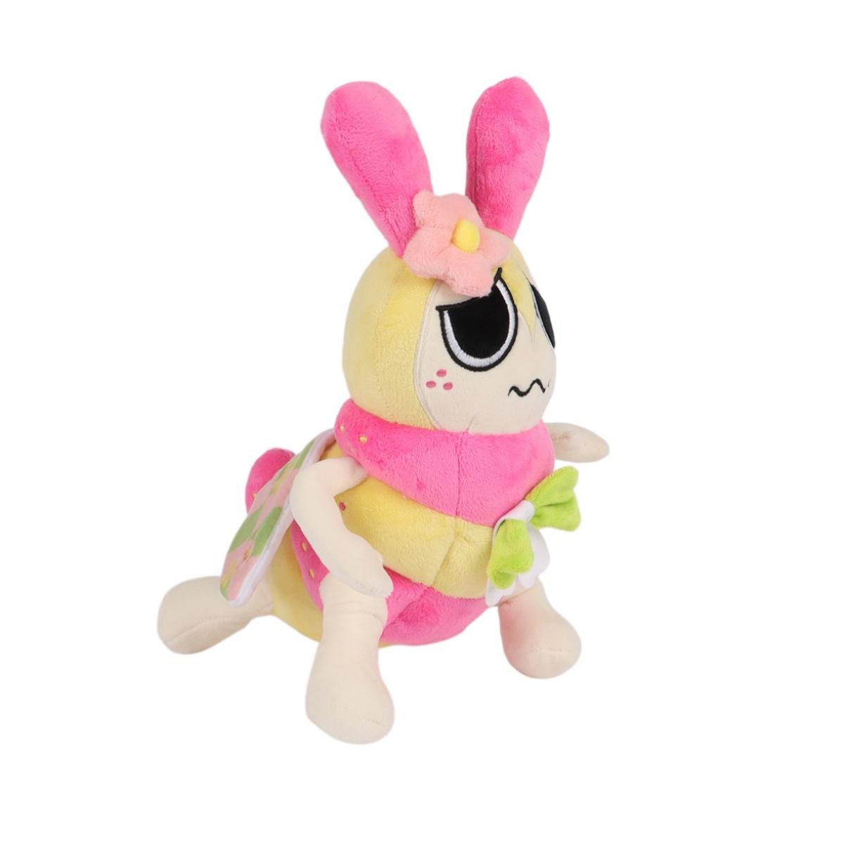 Dandy's World Squirm Plush - 10" Cute Pink Worm Stuffed Animal from Roblox Game, Soft Plushie Figure for Kids & Fans, cute girly gifts，weighted stuffed animal