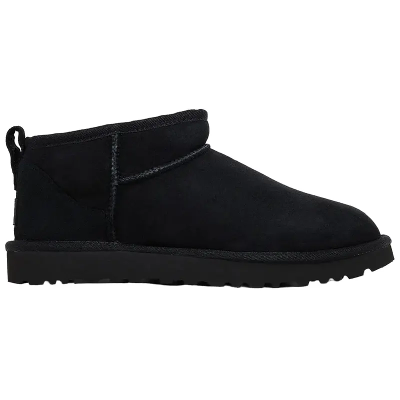 UGG Classic Ultra Mini Boot Black Women's Fashion Shoes New