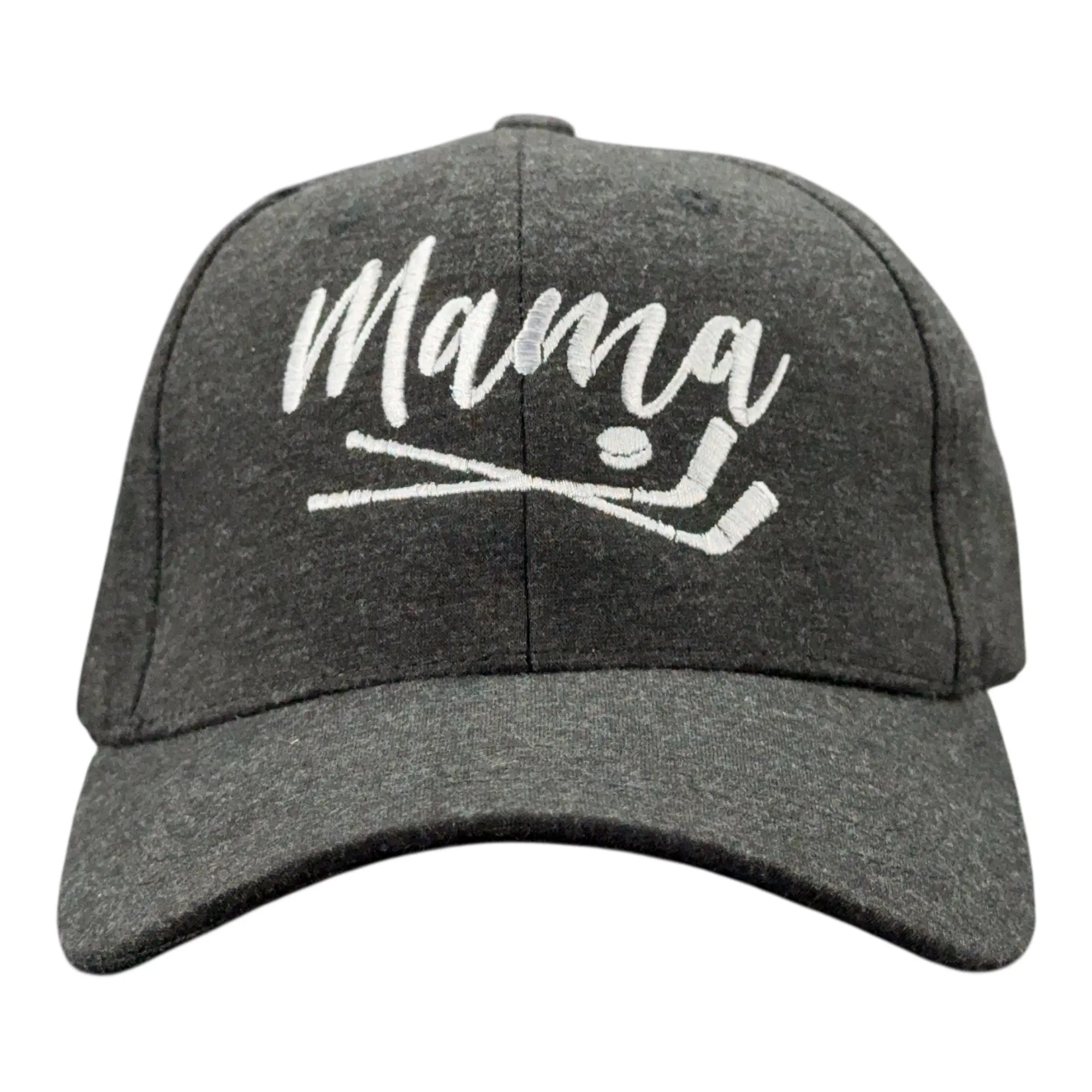 Hockey Mama Hat Funny Cute Pee Wee Sports Mom Baseball Cap Funny Hats Mother's Day  Funny Hockey  Novelty Caps for Men Black - Standard