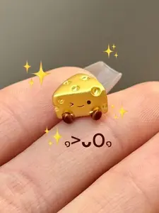 Cheese Triangle Bead, DIY Handmade Jewelry Making Supplies, Unique Charm Accessory for Bracelets & Necklaces