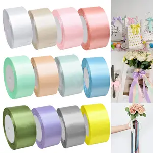 4cm/1.57inch Satin Ribbon Roll, 12 Rolls X 300 Yards, Perfect for Christmas Gift Wrapping, Bow Making, Flower Arrangements, Party Decorations, Soft Ribbon Wrap