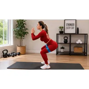 5-Level Resistance Exercise Bands Set - Bodybuilding, Gym-Style, Multi-Exercise, Train Resistance Bands for Home, Anywhere Full-Body Workouts, Bodybuilding Resistance Bands