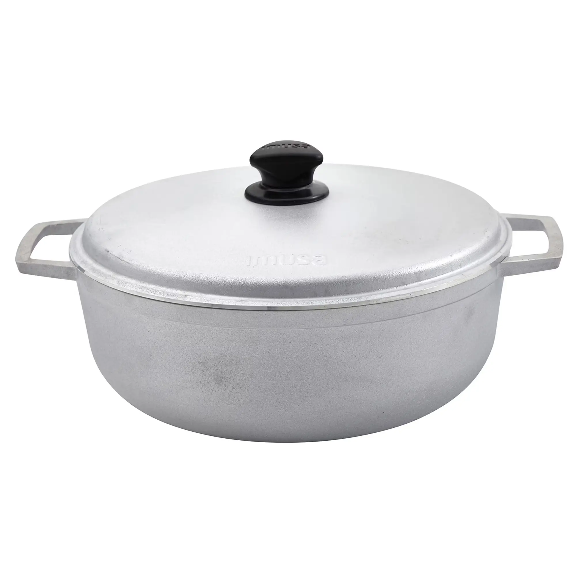 IMUSA Cast Aluminum Caldero - 7.5qt Capacity, 30cm Kitchen Cookware Pot