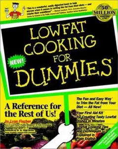 USED-Lowfat Cooking for Dummies by Lynn Fischer (Paperback)