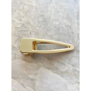 Gold Tone V Hair Clips