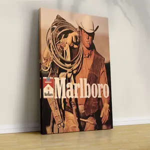 Marlboro Man - Marlboro Vintage Poster - Marlboro Cigar - Marlboro Retro Wall Art