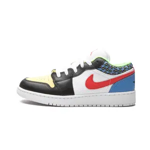 Air Jordan 1 Low GS "White Mesh / Multicolor" DH5927 006