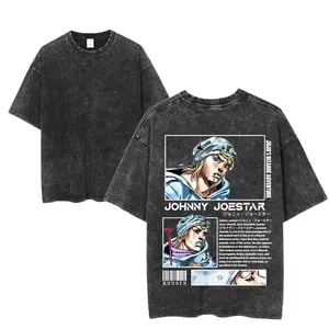 Johnny Joestar Graphic Tee, JoJo’s Bizarre Adventure Shirt, Anime Character Manga Design, Unisex Retro Style Top, Vintage Cowboy Johnny Tee, Unique Japanese Fashion