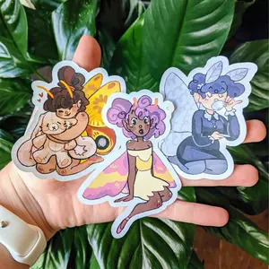 Moth Fairy Stickers! Moth Fairy Stickers!
