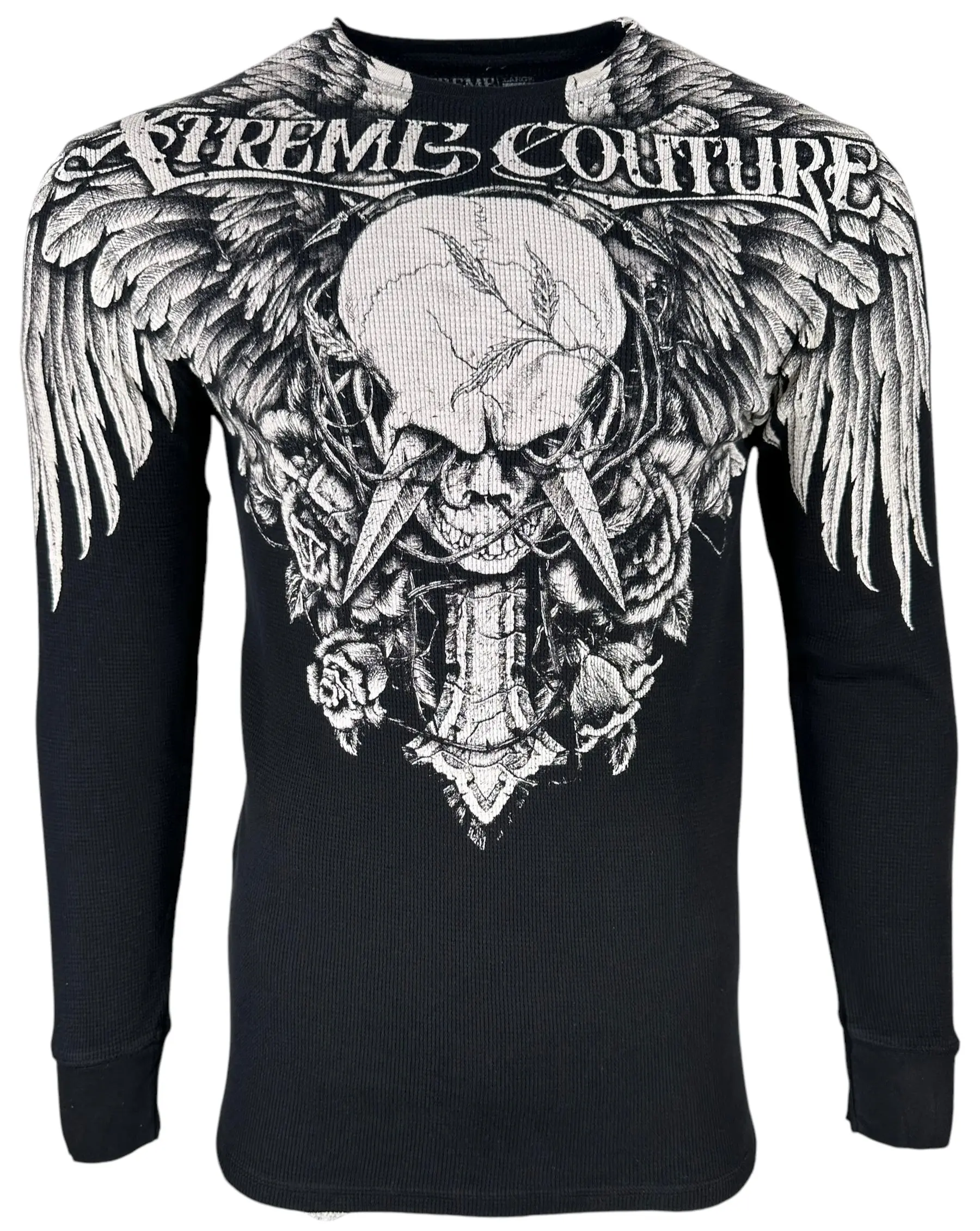 Xtreme Couture by Affliction Men's Graphic Thermal Shirt - Menswear Dagger Top