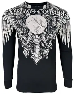 Xtreme Couture by Affliction Men's Thermal Shirt Dagger