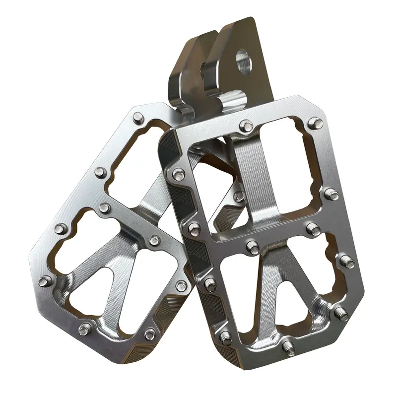 CNC Aluminum Alloy Colored Footrests for Surron LBX, LBS, L1E, for Segway X260, X160, Pegs for Talaria MX3, XXX, XXXpro, for EridePro SR, SS, for 79bike Falcon Lite Pro GT - Electric Dirt Bike Motorbike Modified Pedals Motorcycle Accessories