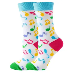 Fun Melodic Music Note Pattern Socks from the Sock Panda (Adult Medium)