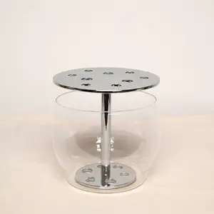 Chrome Ikebana Vase Small | Anaar Bloom Collection