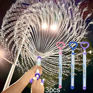 3pcs Creative Fireworks Water Gun, Splash Gun for Water Wars, Like Fireworks Spraying Water, Ideal for Swimming Pool, Inflatable Pool, Beach, Backyard, Birthday Party，Summer party supplies