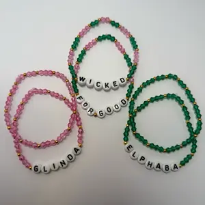 Wicked For Good Bracelets Pink and Green