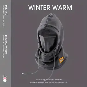Unisex Windproof Full Face Balaclava Mask, Convertible Neck Warmer, Lightweight Winter Hat, Thermal Ski Mask, Suitable for Skiing, Cycling, Hiking