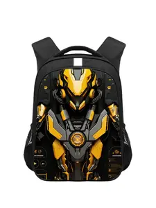 Cyberpunk Mechanical Print Large Capacity Durable Backpack, Multi-Pocket Outdoor Hiking Camping Sport Bag, Lightweight Casual Men's Shoulder Bag